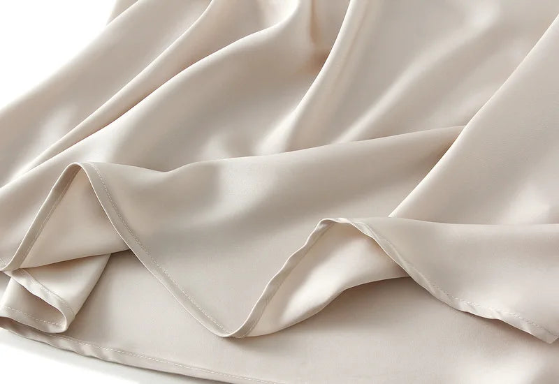 Temperament Elegant Satin Fishtail Skirt Mujer Faldas Vintage Maxi Skirts Women Party Wear Vestido De Festa Fashion Clothes